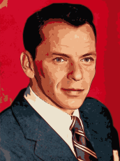 Painting of Frank Sinatra