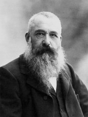 Photograph of Claude Monet with a beard